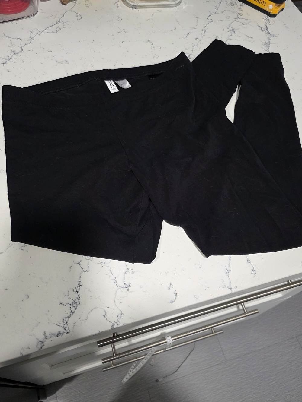 Black Stretch Leggings MED